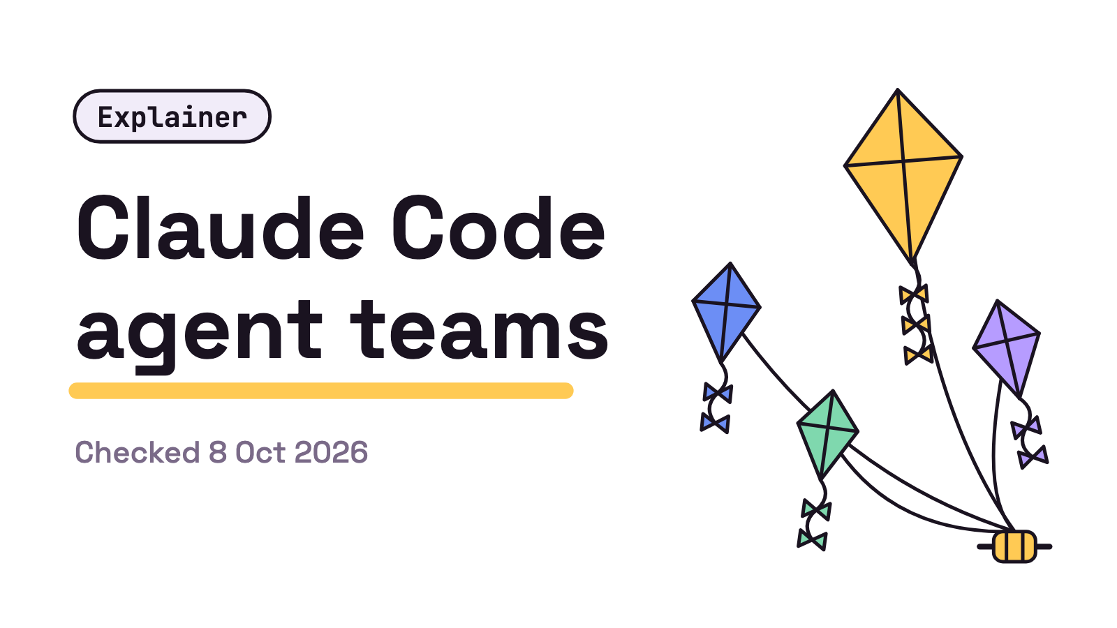 Claude Code agent teams: what they are, how to use them