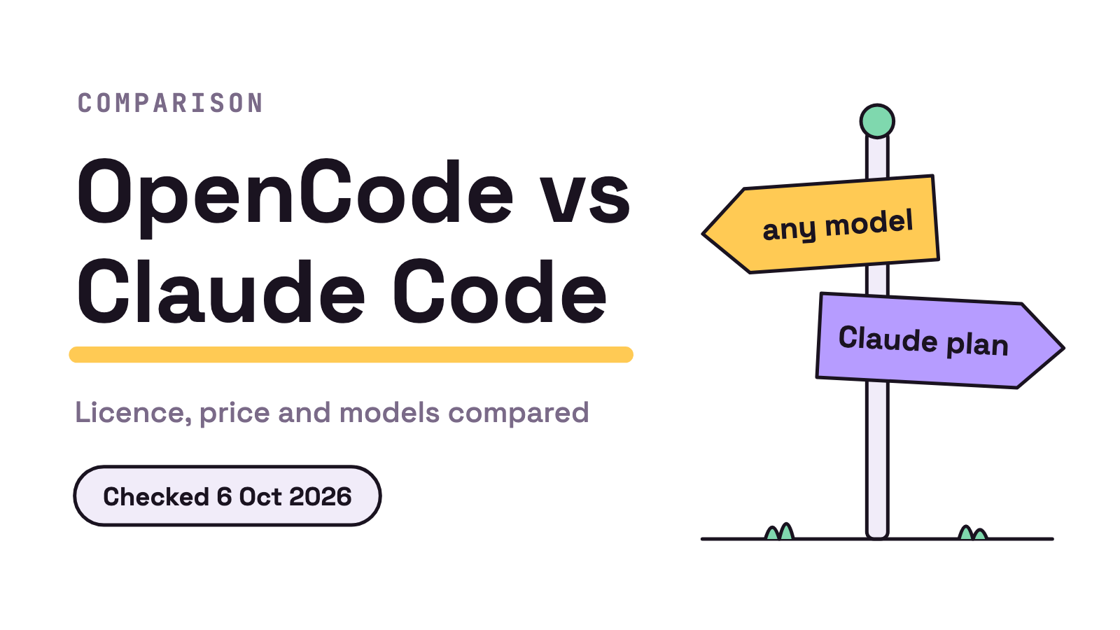OpenCode vs Claude Code (Oct 2026): Price, Models, Licence